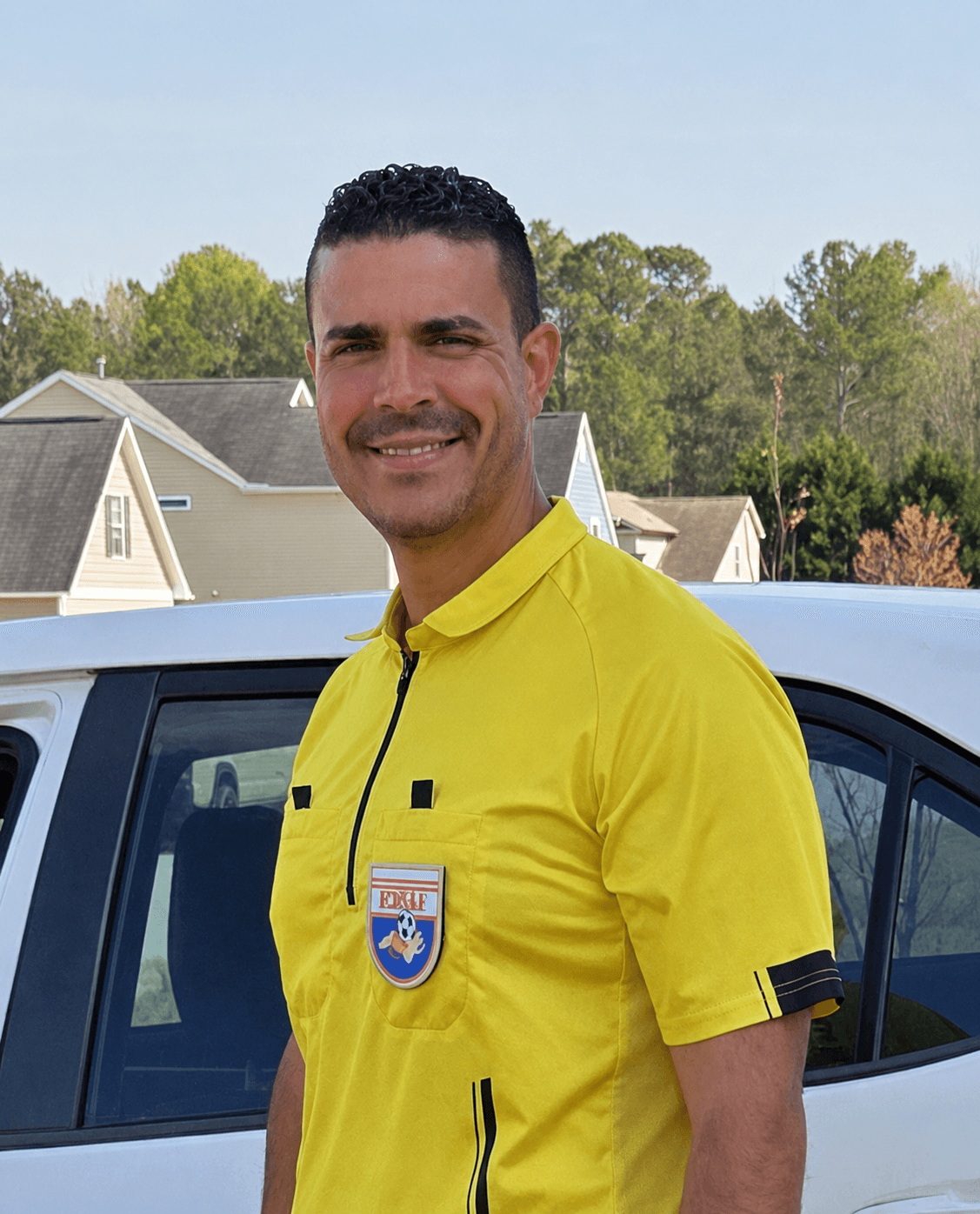 Alex Hinestrosa in his referee kit