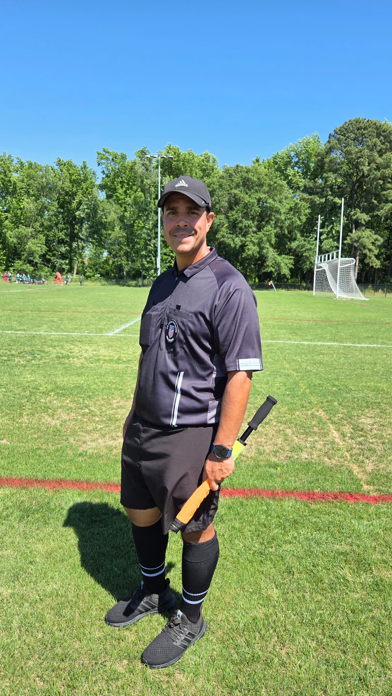 Alex in his referee kit